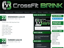 Tablet Screenshot of crossfitbrink.com